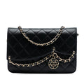Quilted Lambskin CC Charm Wallet on Chain