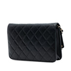 Quilted Lambskin CC Charm Wallet on Chain