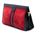 Medium Suede Web Ophidia Chain Shoulder Bag