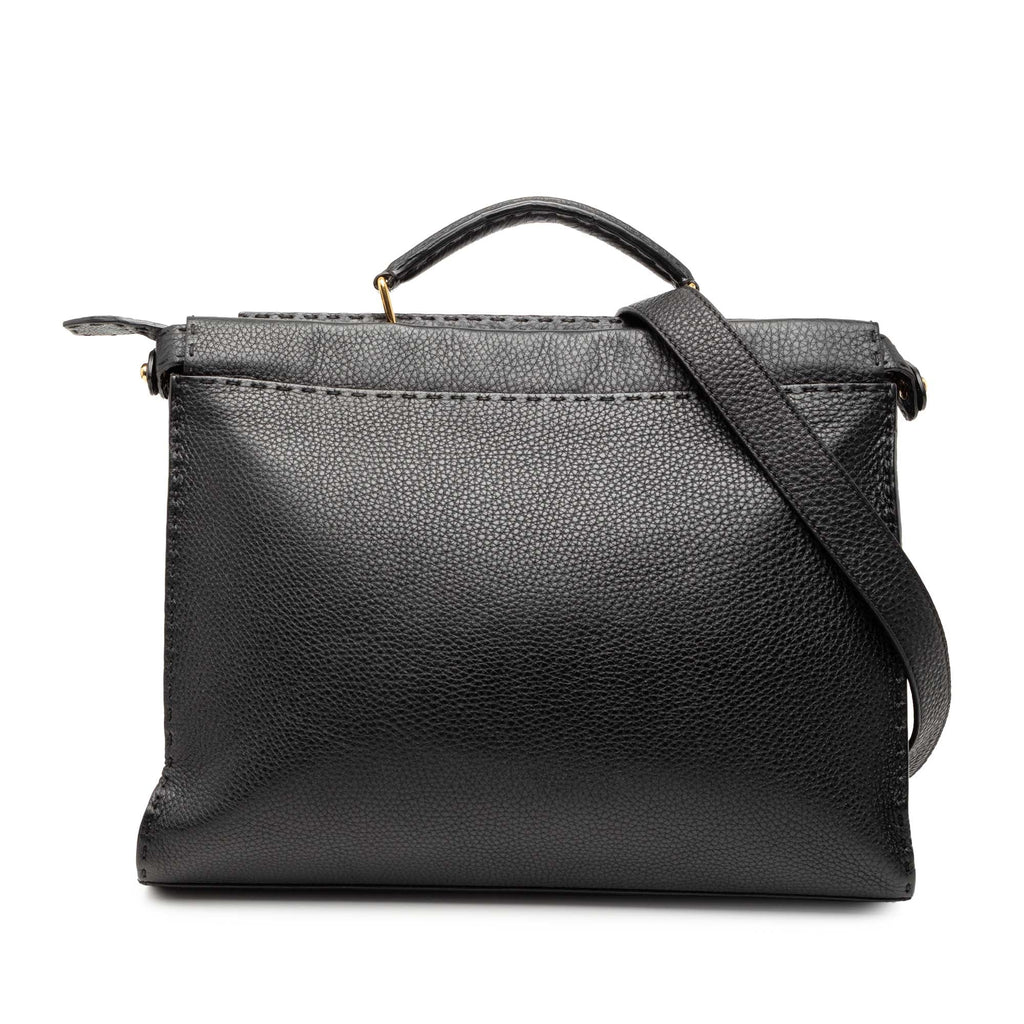 Large Leather Selleria Monster Peekaboo Iconic Fit Bag