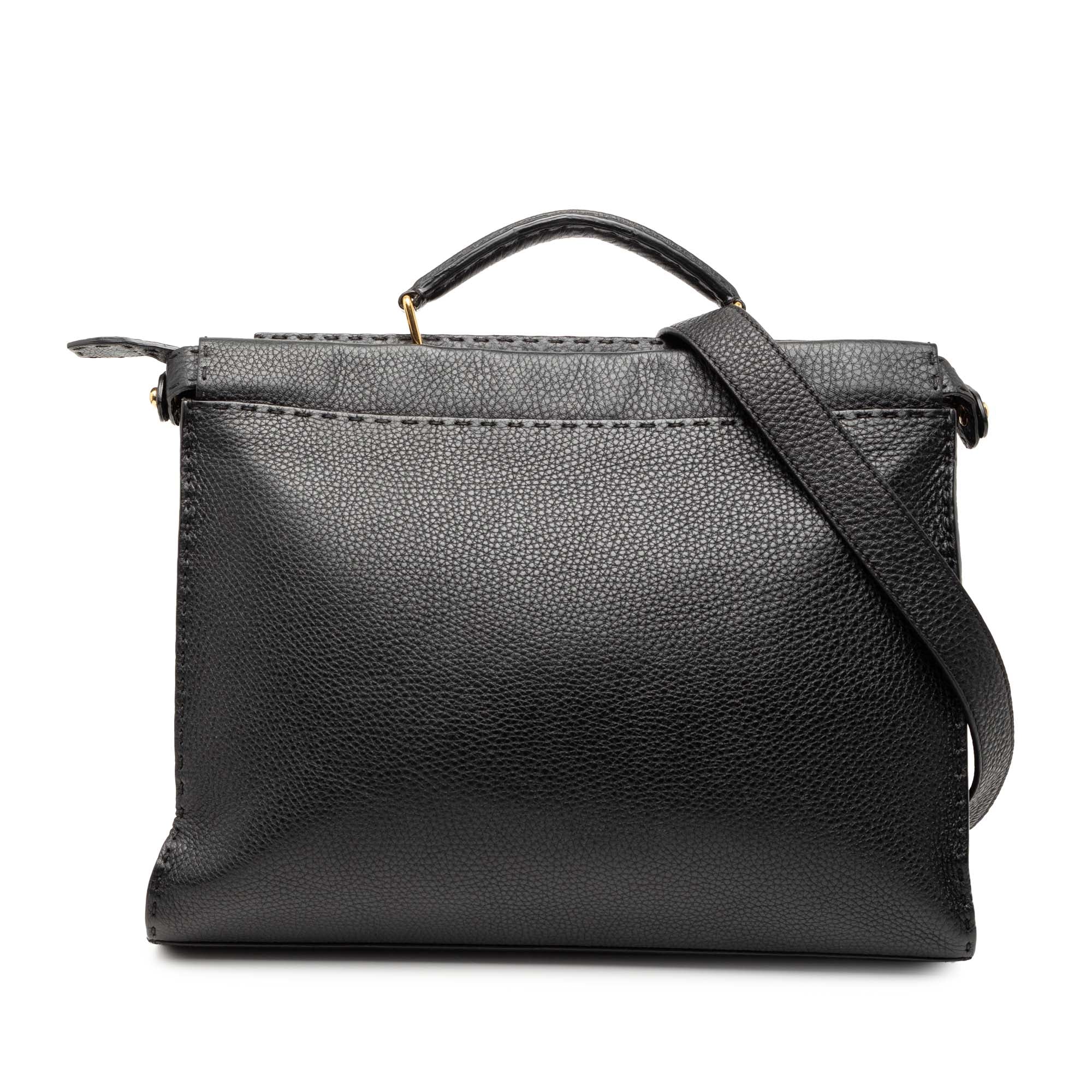 Large Leather Selleria Monster Peekaboo Iconic Fit Bag