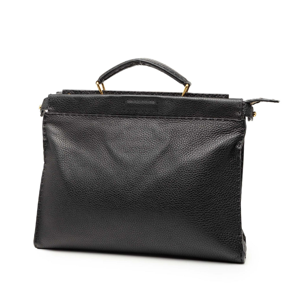 Large Leather Selleria Monster Peekaboo Iconic Fit Bag