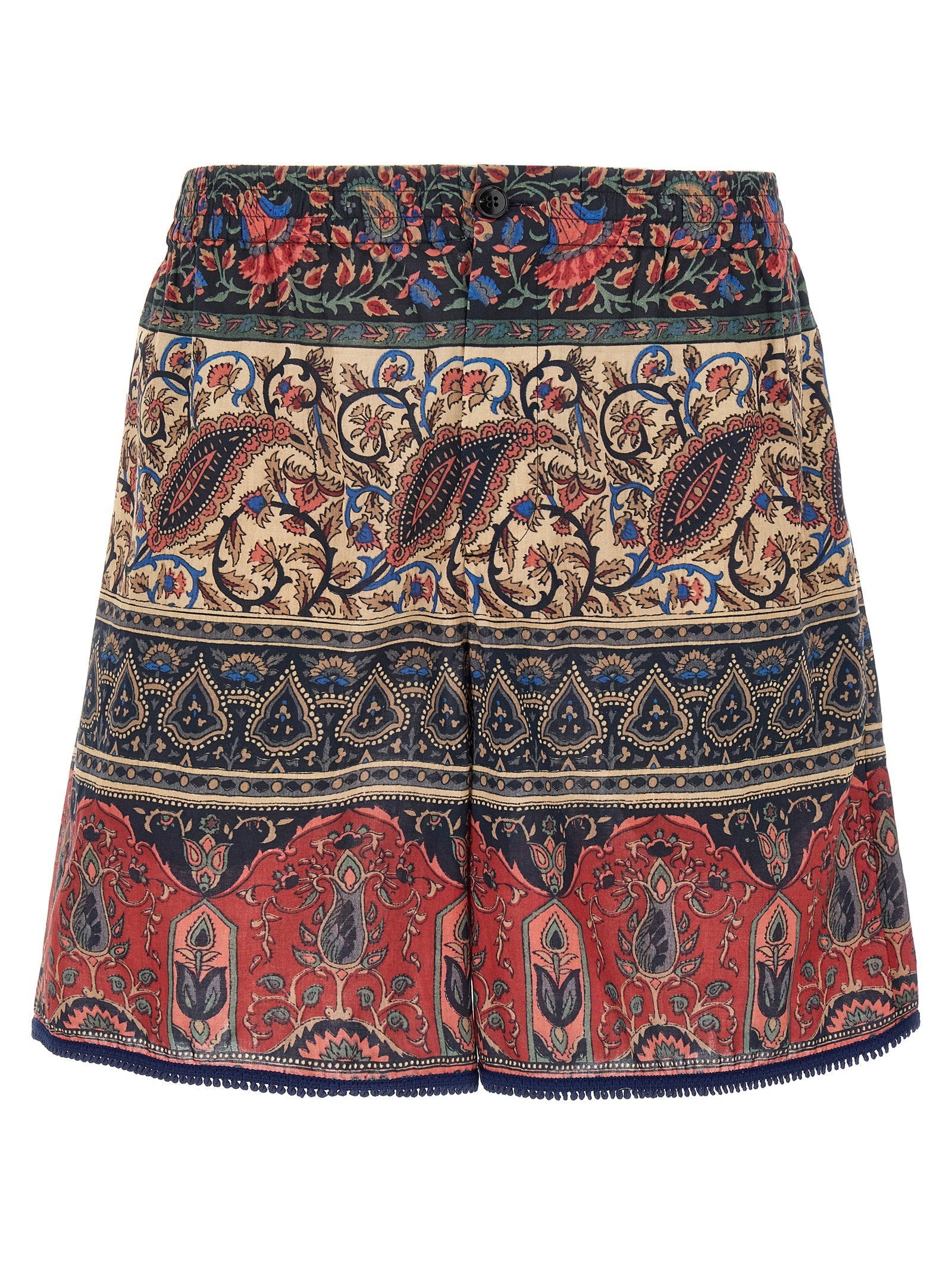 Valentino Garavani Voyage Imaginaire Bermuda Shorts — Navy