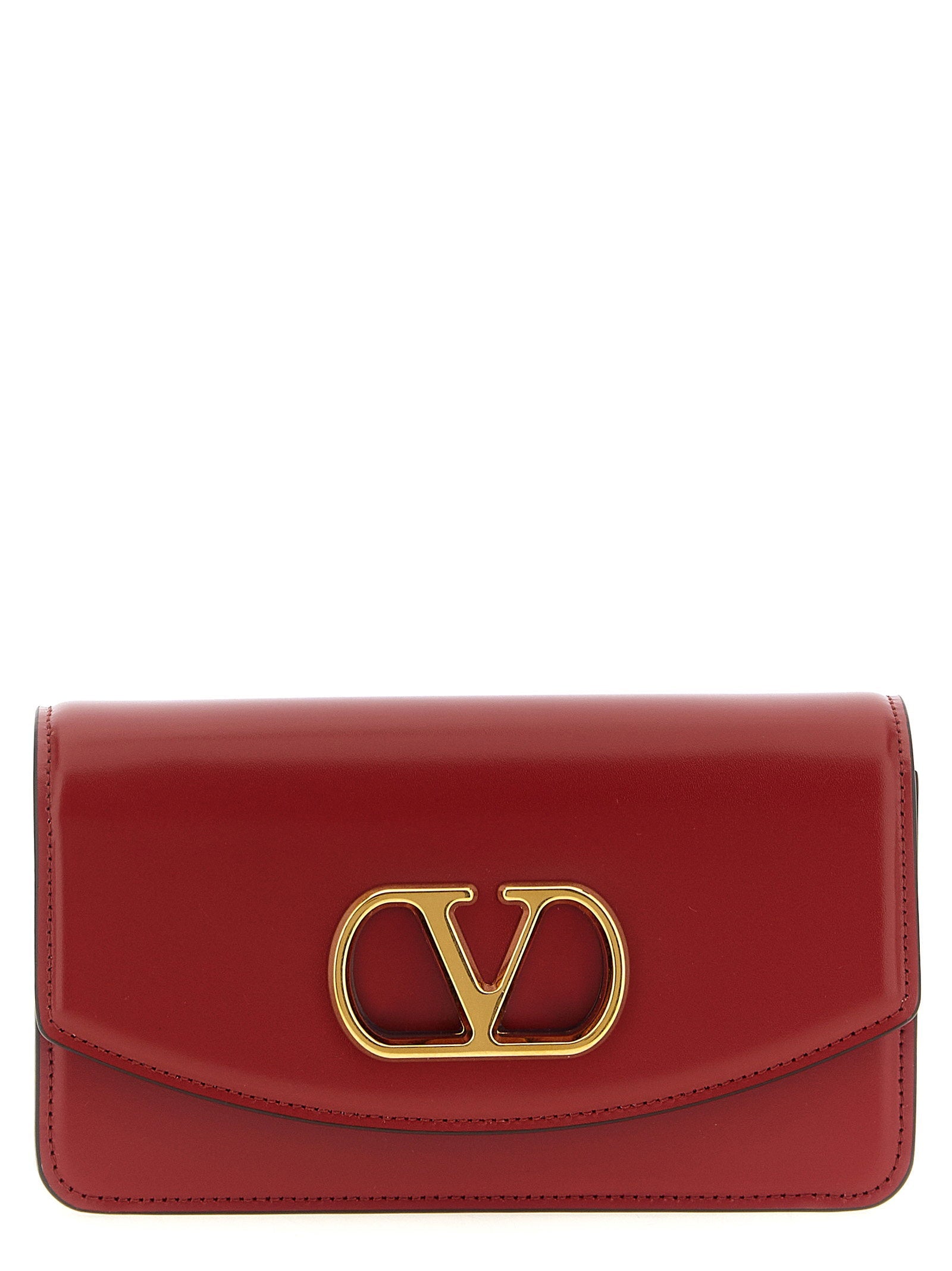 Valentino Garavani Vain Clutch — Red