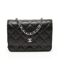 Mini CC Lambskin Wallet on Chain