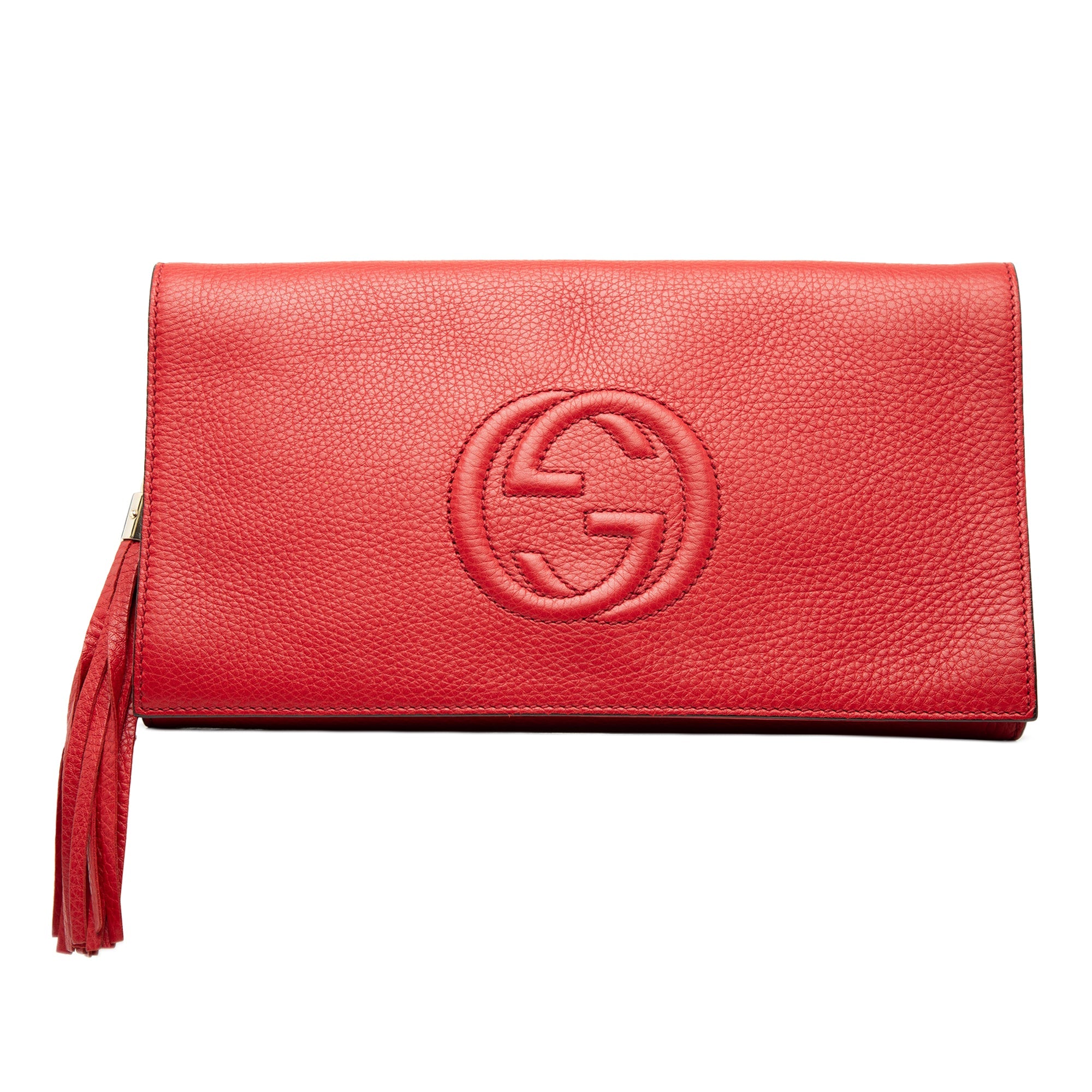 Leather Soho Disco Clutch