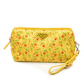 Tessuto Stampato Palm Cosmetic Pouch