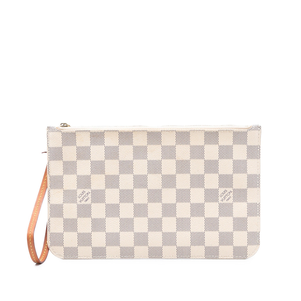 Damier Azur Neverfull MM Pouch