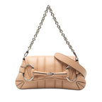 Small Quilted Calfskin Horsebit Chain Satchel