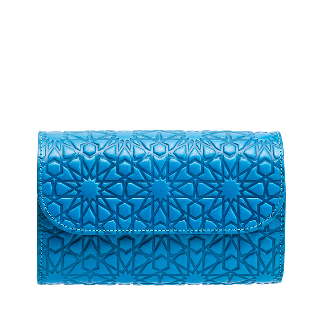 Blue Small Leather Bag Bayarcal