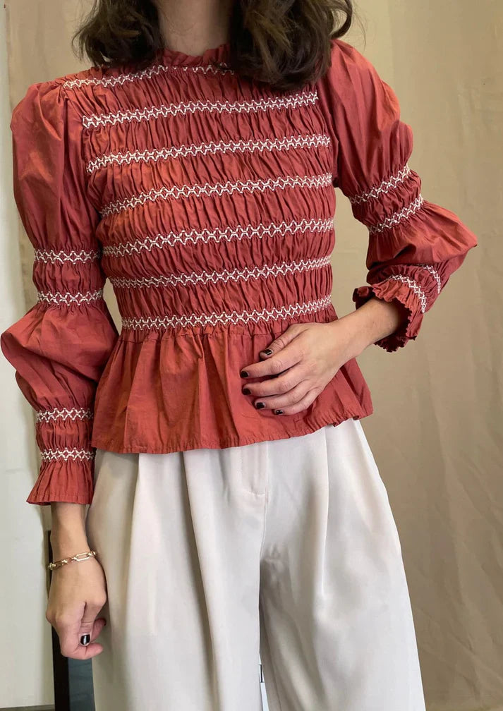 Blusa Florentina - Rojo