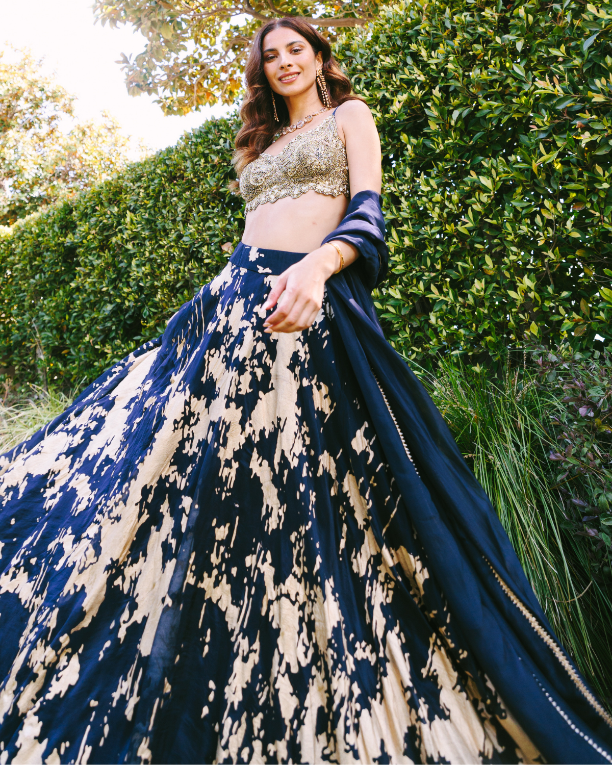 Storm Lehenga By KYNAH, Luxury Indian Fashion & Bridal Wear