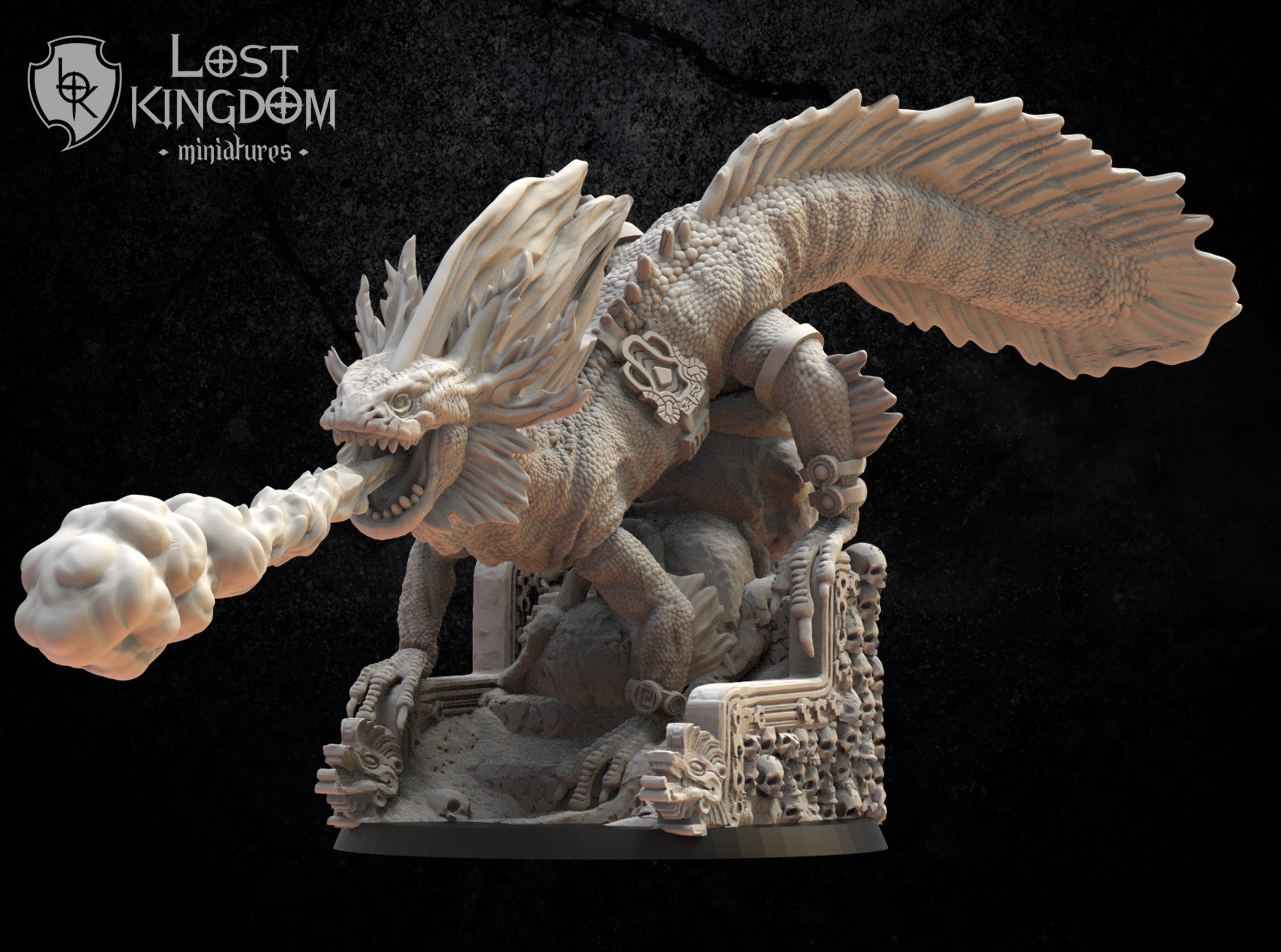 Tlemiahuatl, salamanders, Lost Kingdom Miniatures