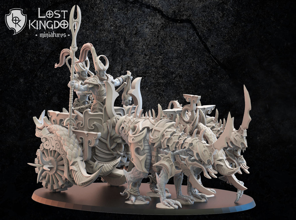 Night Elves Kyōryū Chariot, Lost Kingdom Miniatures