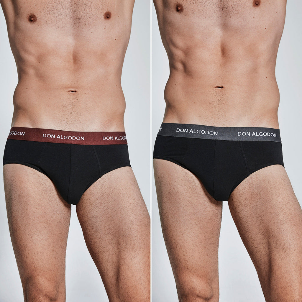 Don Algodon Pack 6 Slips Hombre Suaves | Transpirables y Resistentes - Máxima Comodidad y Suavidad