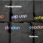 Don Algodon | Pack 6 Boxers para Hombre | Negros con Cintura a Colores | Transpirables