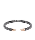 Orotech Black Ceramic with Diamond Bracelet — Black