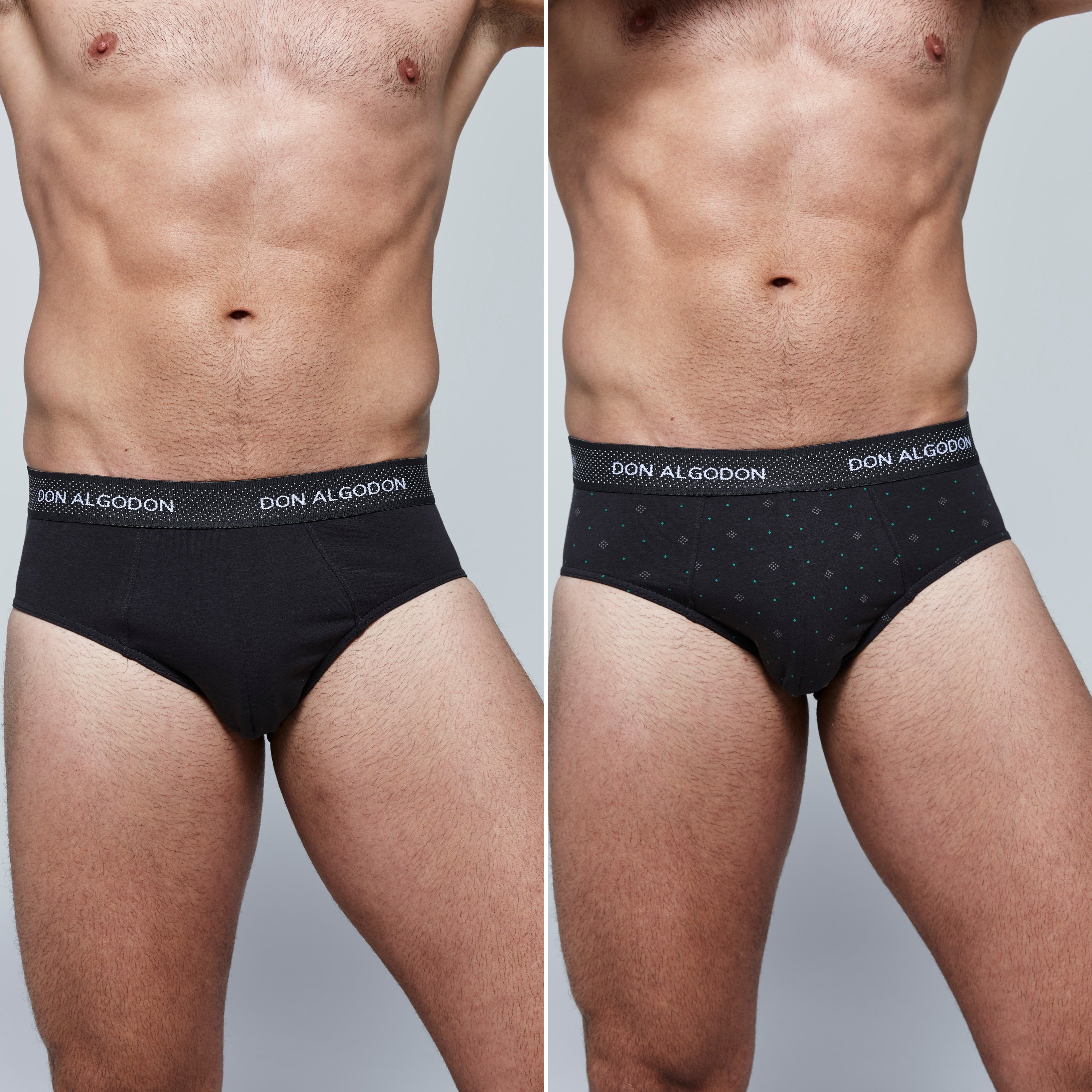 Don Algodon | Pack 6 Slips para Hombre Suaves | Transpirables y Resistentes