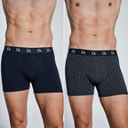 Don Algodon | Pack de 6 Boxers Para Hombre Lisos y Estampados | Suaves y Transpirables | 93% de Algodon | Maximo Confort | Para Uso Diario | 5 Tallas Disponibles