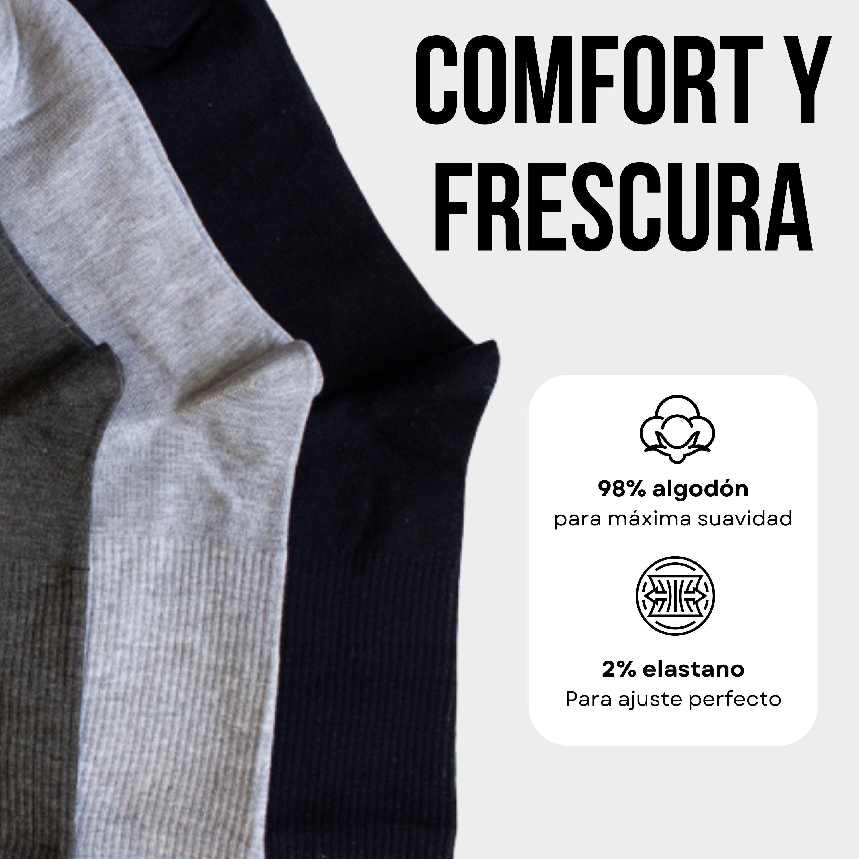 MVA | Pack de 3 Pares Surtidos de Calcetines Deportivos Unisex | Ricos en Algodón | Caña Alta
