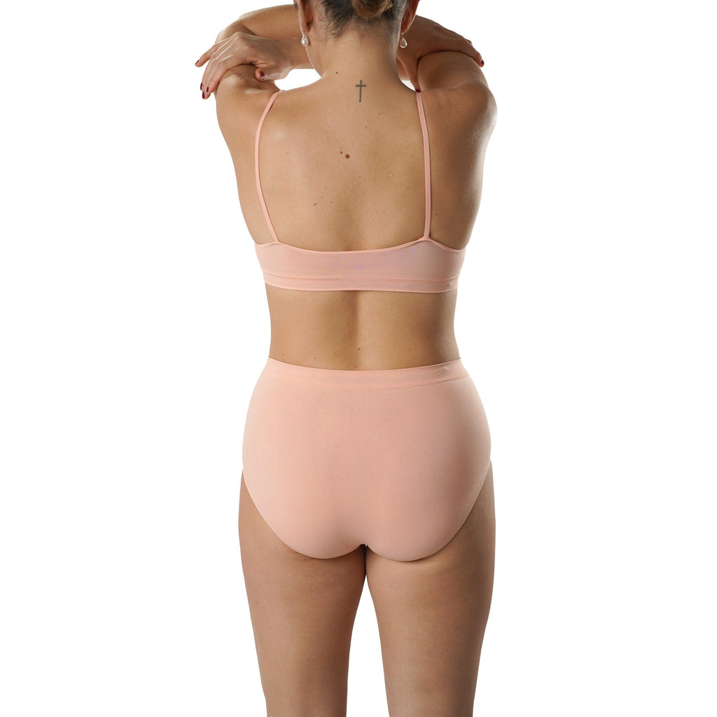 FEVI | Pack de 12 Bragas Tiro Alto | 12 Colores Diferentes | Para Uso Diario
