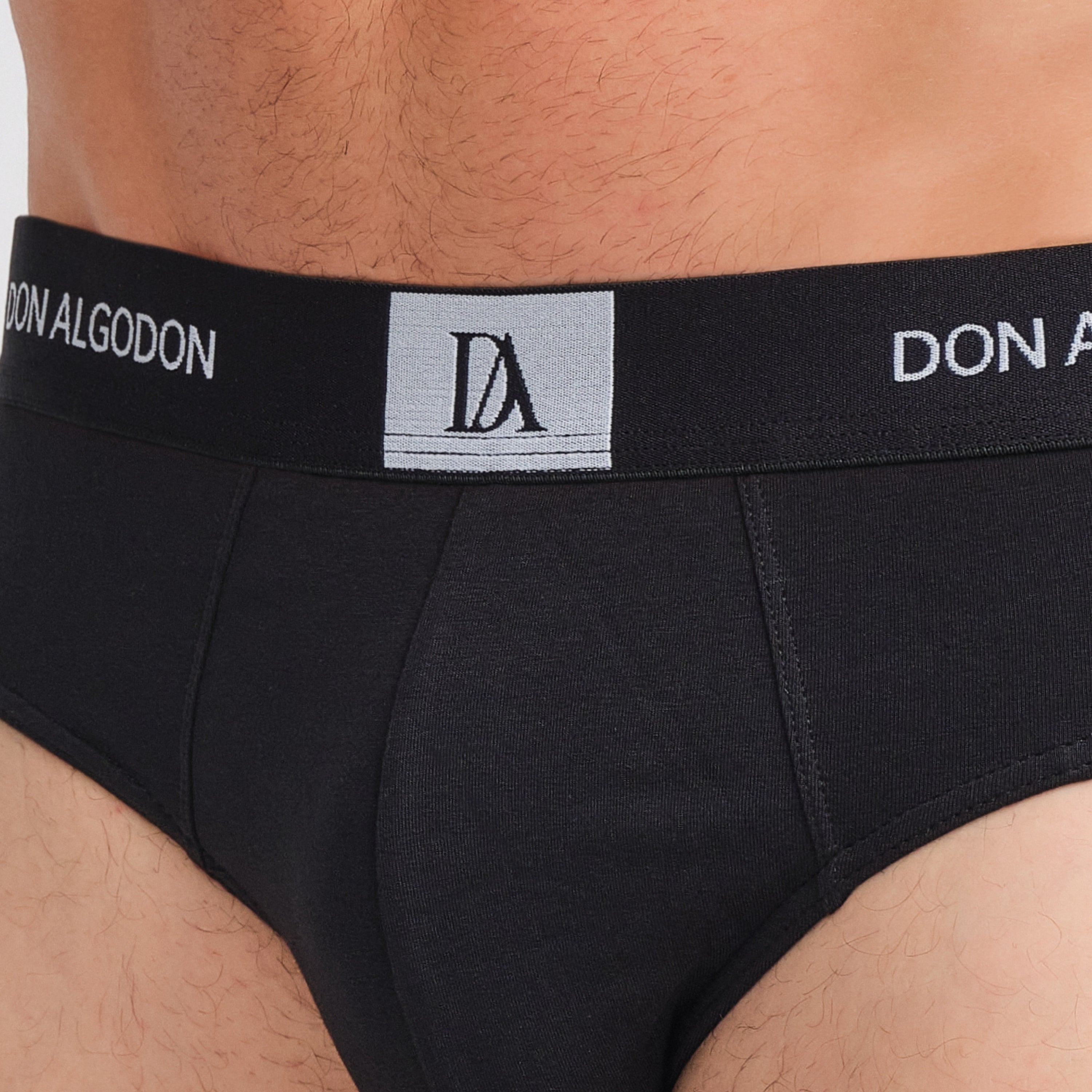 DON ALGODON | Pack de 6 Slips Para Hombre | Cintura Elástica | Cómodos y Transpirables | 6 Colores Diferentes | 5 Tallas: S, M, L, XL, XXL | 93% Algodón