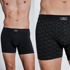 Don Algodon Pack 6 Calzoncillos Hombre Suaves y Transpirables | 1 Unidad por Color | 3 Estampados y 3 Lisos