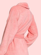 Victoria's Secret Short Cozy Robe Pink