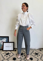 BLUSA MILAN | BLANCO MANGA LARGA