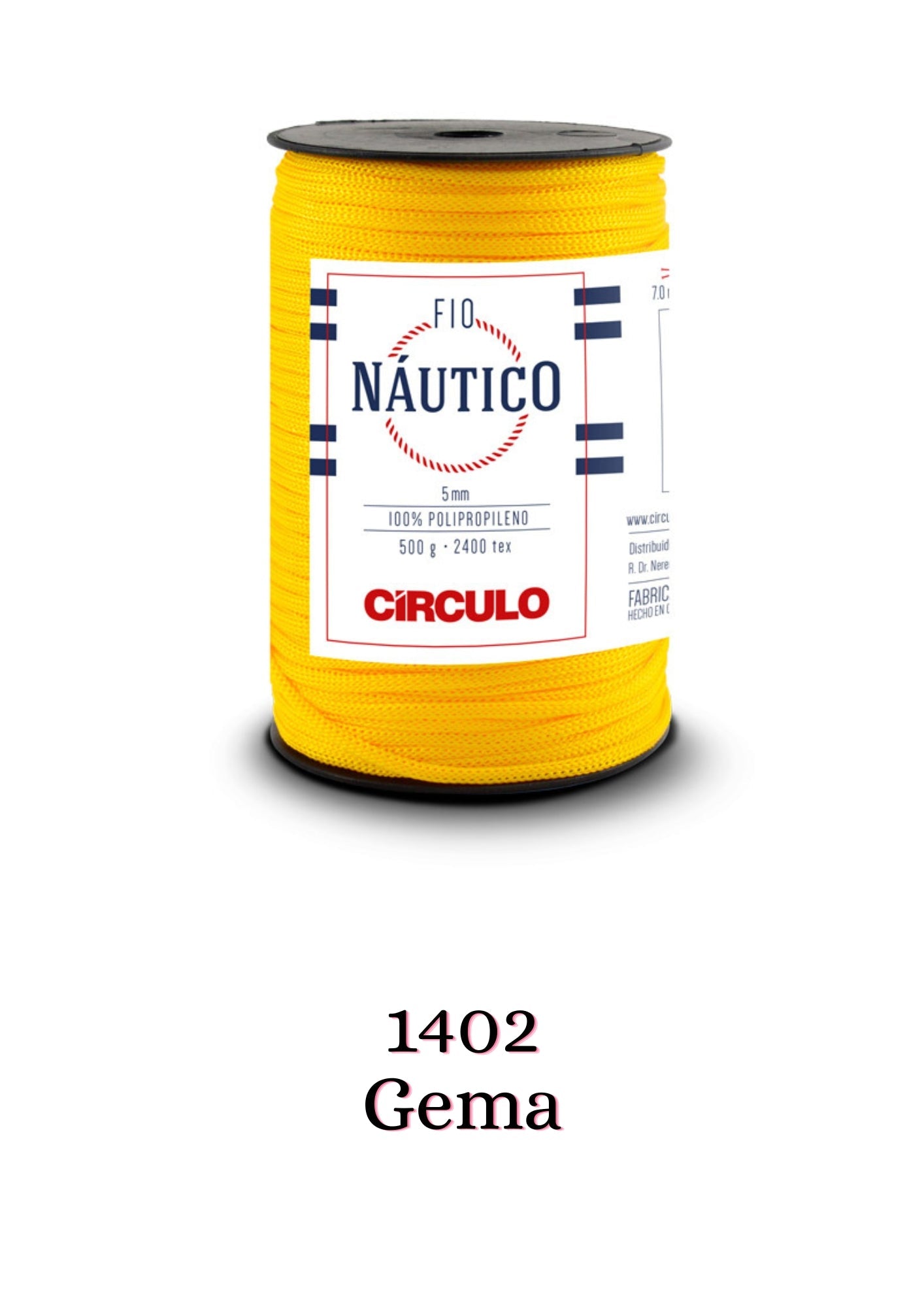 FIO NAUTICO 5mm CIRCULO 500 grs.