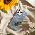 Funda personalizada con nombre para iPhone Samsung Aniversario Cumpleaños Regalo para Artistas Amantes de las Hortensias