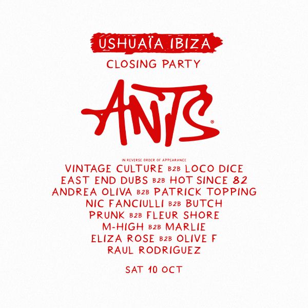 Ushuaïa Ibiza 2026 Closing Party