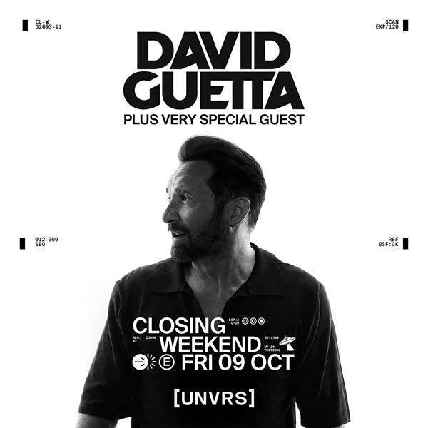 David Guetta at [UNVRS] Ibiza 2026 Closing Party
