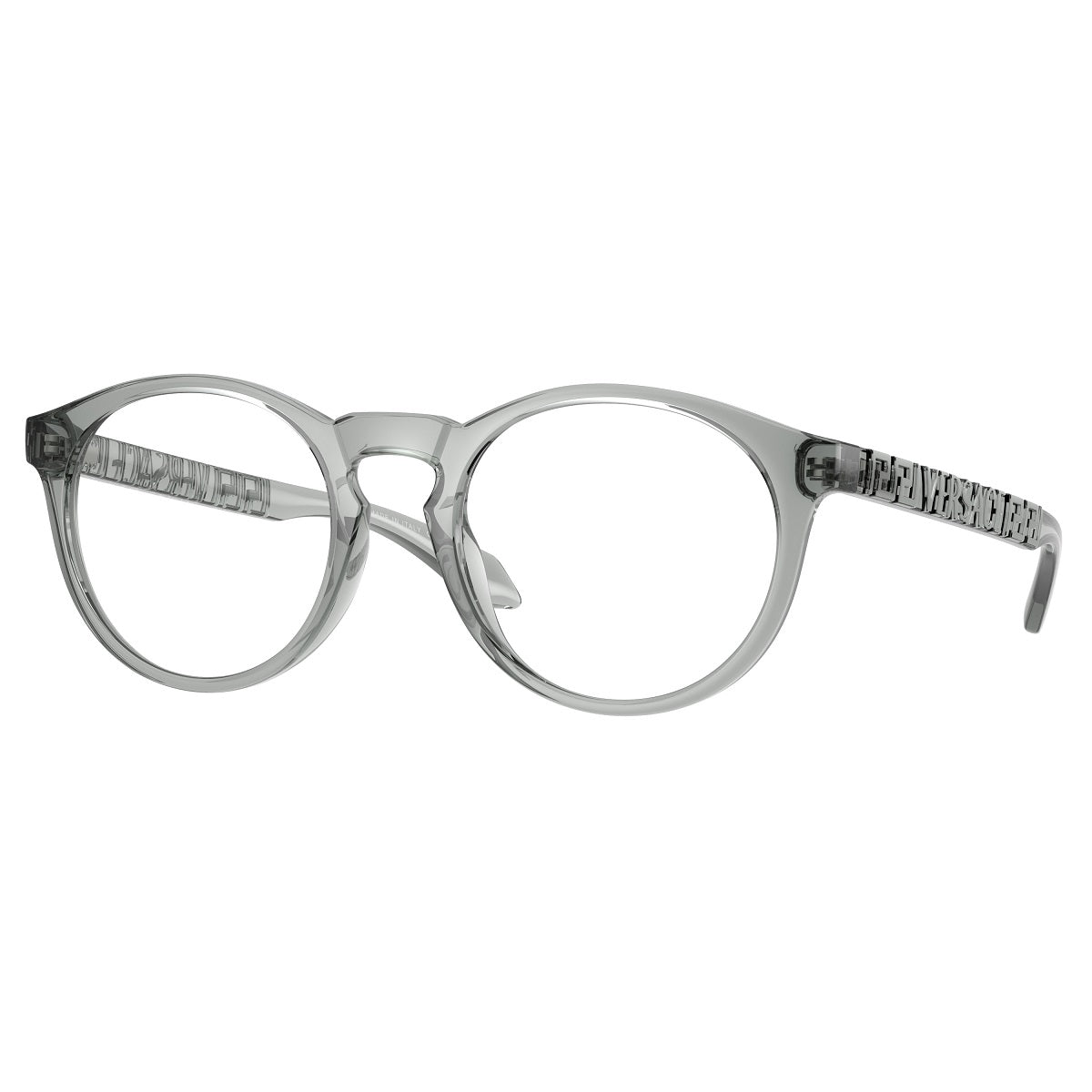 Versace VE3355U5453 Round Frame Eyeglasses — Gray