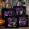 Sombrero de Mago Personalizado Bolsa de Lino Negra con Nombre Fiesta de Halloween Regalo para Niños Niñas