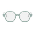 Celine CL50142F093 Octagonal Acetate Eyeglasses — Green