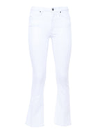 White Flared Jeans - 26