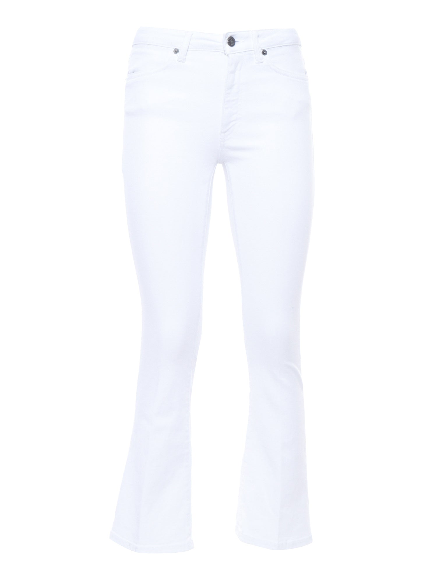 White Flared Jeans - 25