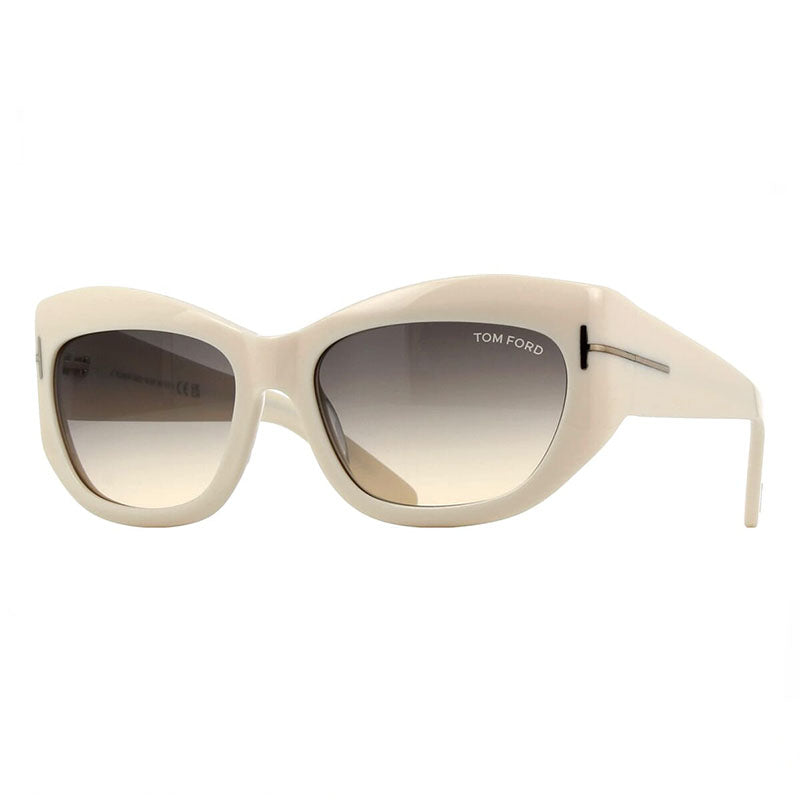 Tom Ford FT106501B Gradient Lens Sunglasses — Ivory