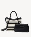 2 Pcs Set Top Handle  Bags - White / S