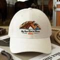 Gorra de béisbol personalizada con el nombre de un caballo en acuarela Accesorio para el día a día al aire libre Regalo de cumpleaños para los amantes de los caballos