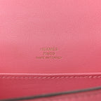 Hermes Swift Kelly Pochette Clutch Rose Azalee
