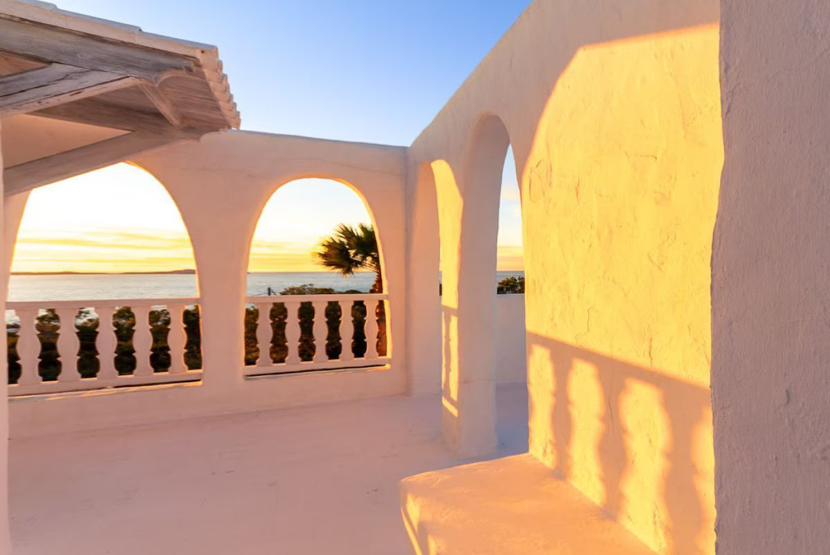 Mediterranean Seafront Ibiza Villa with Amazing Sunset Views in San Antonio