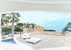 Super Rare 8-Bedroom Luxury Seafront Ibiza Villa with Private Beach, Panoramic Rooftop and Underground DJ Room in Santa Eulalia