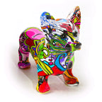 ArtZ® Corgi Graffiti Painted Statue