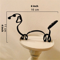 ArtZ® Iron Dog and Cat Sculptures - Dachshund