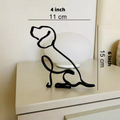 ArtZ® Iron Dog and Cat Sculptures - Beagle
