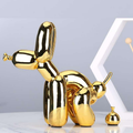 ArtZ® Balloon Dog Doing Business Sculpture - Electroplated Gold