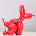 ArtZ® Balloon Dog Doing Business Sculpture - Red