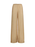 Ermanno Scervino Strass-Embellished Trousers — Beige